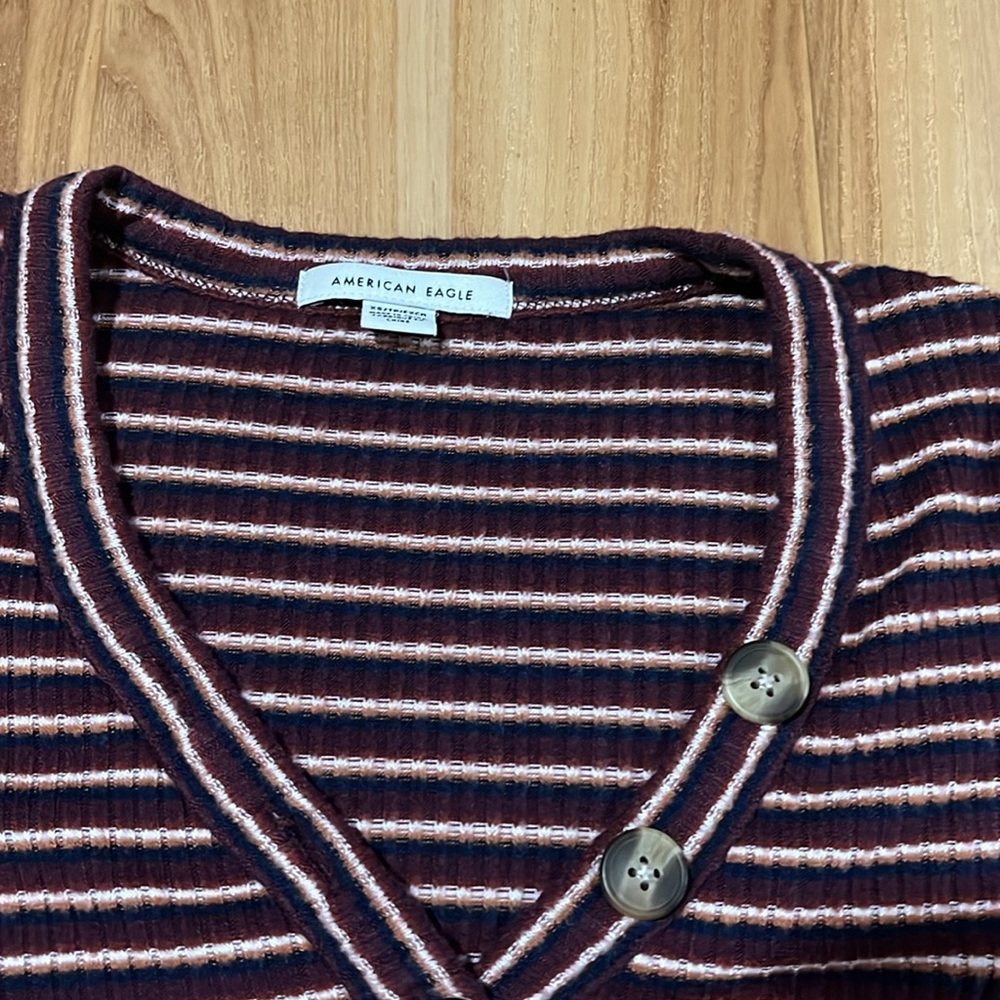 Striped Long Sleeve Fall Dress 🍂 - Picture 3 of 4